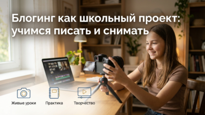 Блогинг как школьный проект: учимся писать и снимать.