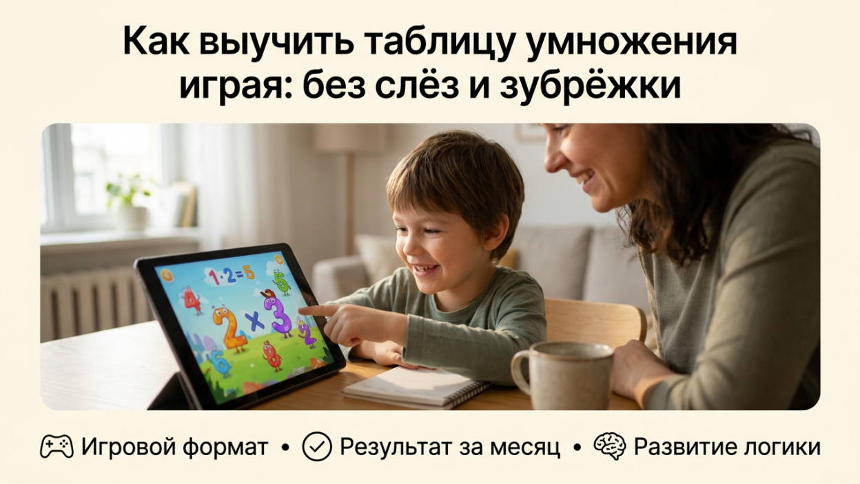 Игровые платформы для изучения таблицы умножения.
