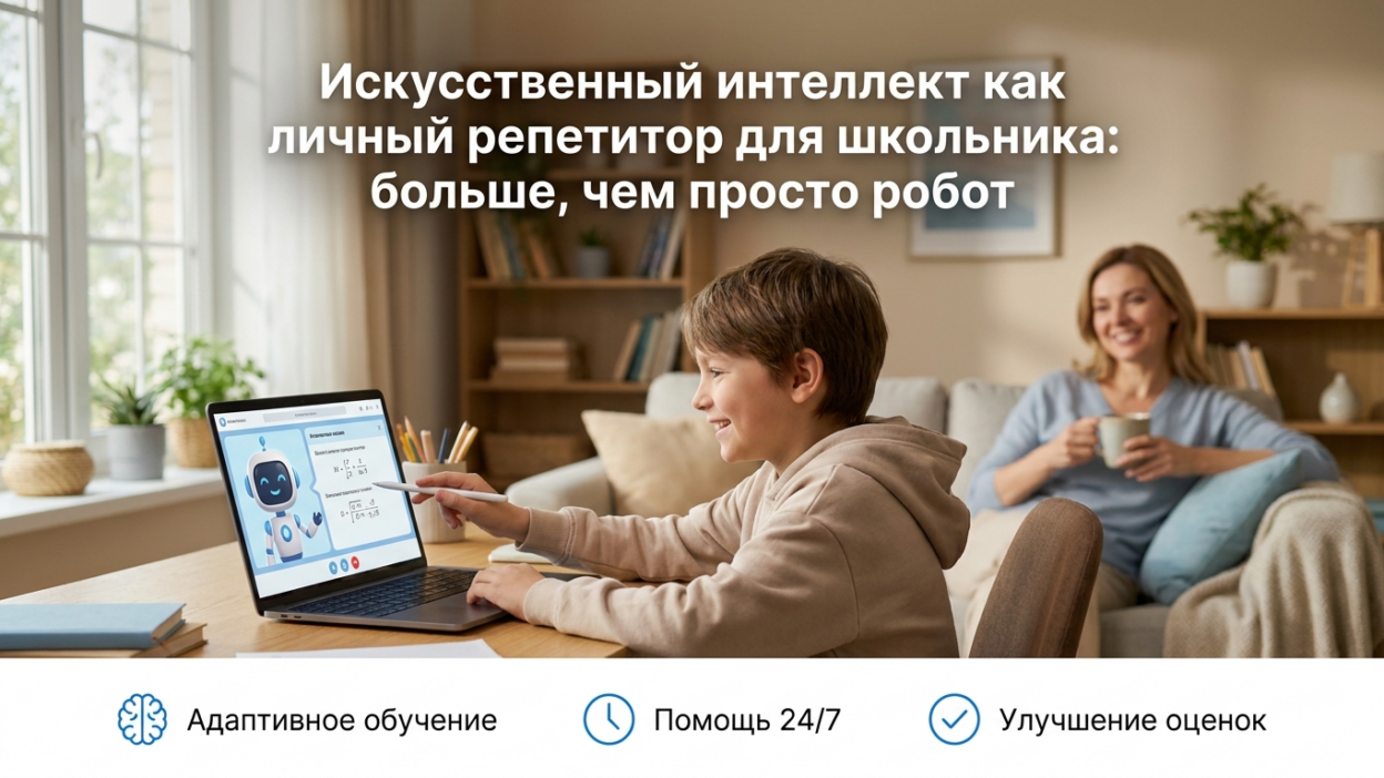 Искусственный интеллект как личный тьютор школьника.