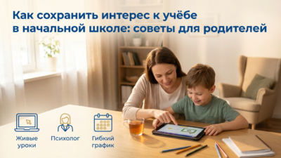 Как не потерять интерес к учебе в начальной школе.