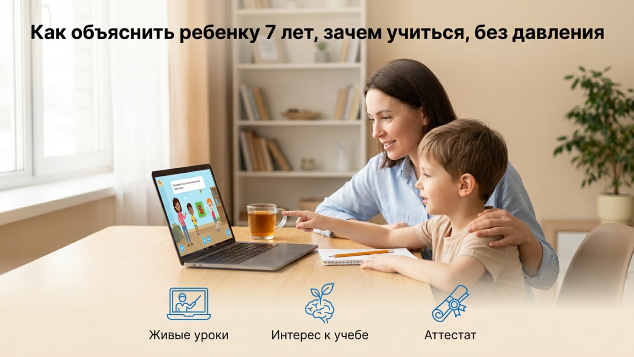 Как объяснить ребенку 7 лет, зачем нужно учиться.