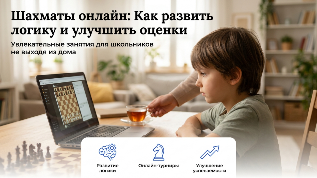 Как шахматы онлайн развивают логику ученика.