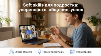 Онлайн-курсы по софт-скиллам для подростков.