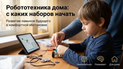 Робототехника дома: с каких наборов начать.