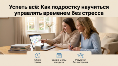 Тайм-менеджмент для старшеклассников: как всё успеть.