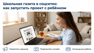Как создать школьную газету в формате соцсетей.