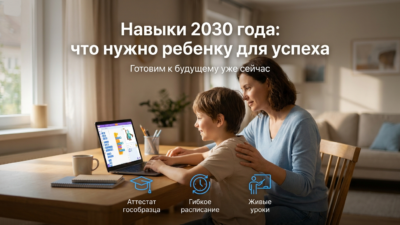 Какие навыки будут нужны школьнику в 2030 году.