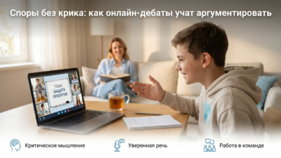 Онлайн-дебаты: учим школьников аргументированно спорить.